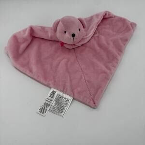Just One Year Carters Pink Lovey Teddy Bear‎ Plush Stuffed Animal Blanket 13"